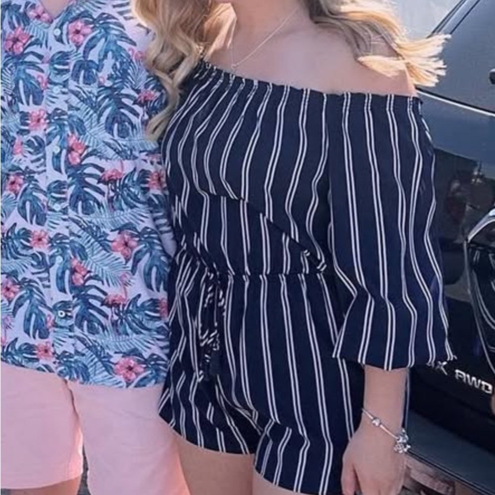 Soprano Small Navy Blue Romper